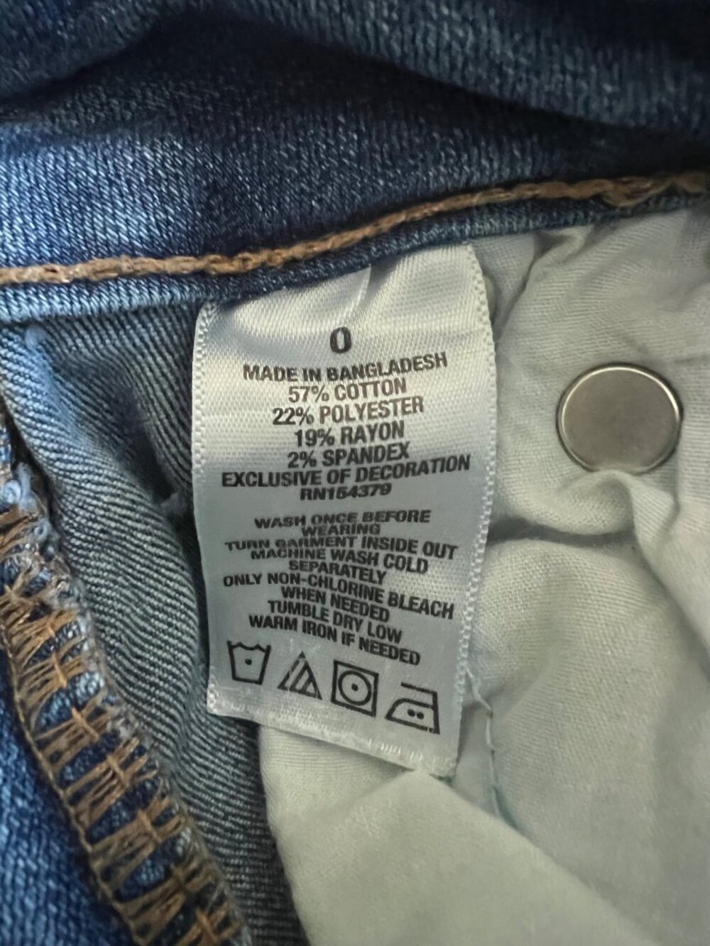 Aeropostale Distressed Ankle Legging Denim Jeans 0 Skinny Jeggings Ripped High R - Picture 8 of 11